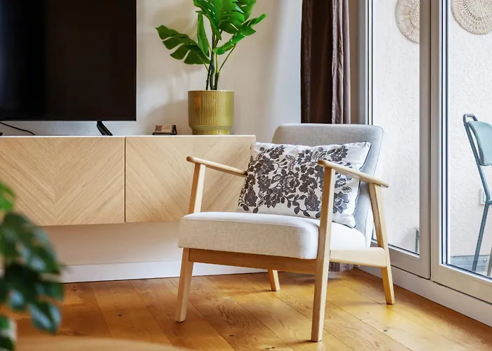 Edler Wohnraum Schwanenteich-oase Mit Balkon, Kaffeevollautomat, Lift & Parkplatz 公寓 茨维考