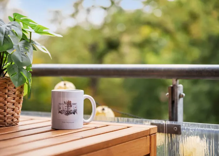 Edler Wohnraum Schwanenteich-oase Mit Balkon, Kaffeevollautomat, Lift & Parkplatz *